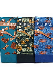 Erkek Boxer Seti 3'lü Eğlenceli Desenli Pamuklu Esnek Rahat Boxer Paket
