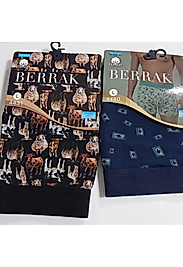 Erkek Boxer Seti 2'li Eğlenceli Desenli Pamuklu Esnek Rahat Boxer Paket