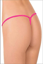 Pembe Tül İpli Tanga