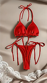 Klasik model kadınlar için İki Parçalı Bikini Mayo ve Giyim