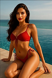 Red Eclipse Bikini Takımı